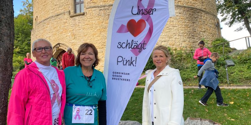 Rund 800 Euro beim 6. Anti-Brustkrebslauf – Erlös geht an Selbsthilfegruppe „Pink Ladies“   