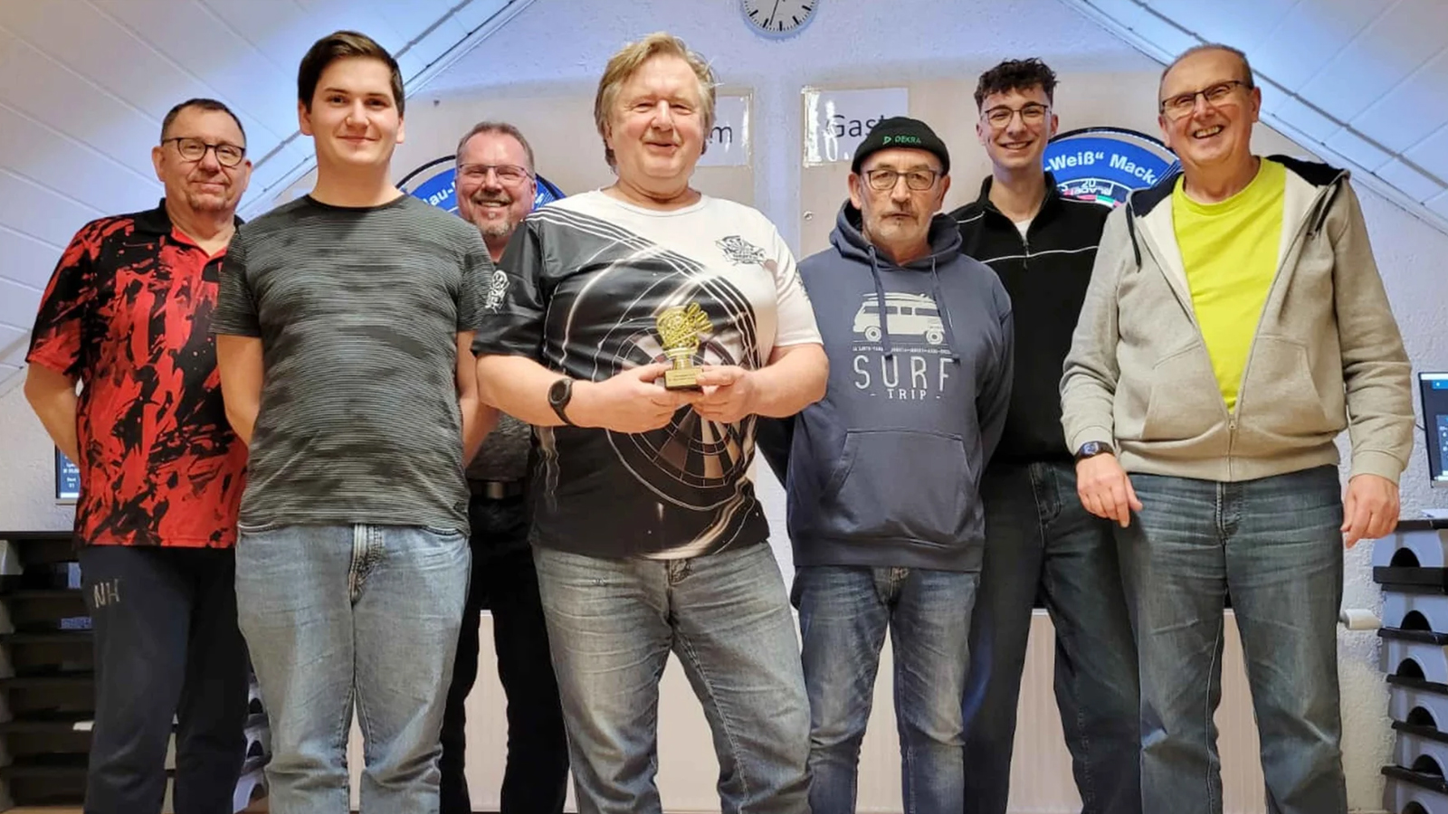 Darts-Meisterschaft beim SV Blau-Weiß Mackensen: Hartmut Buchholz holt Vereinsmeistertitel 2025