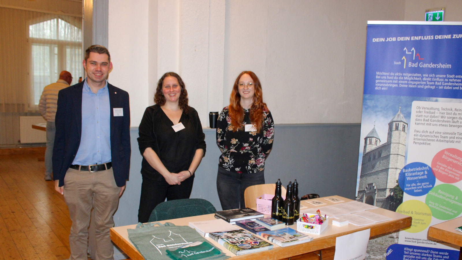 Stadt Bad Gandersheim präsentierte Jobangebote bei erster Jobmesse in Einbeck für regionale Bewerber