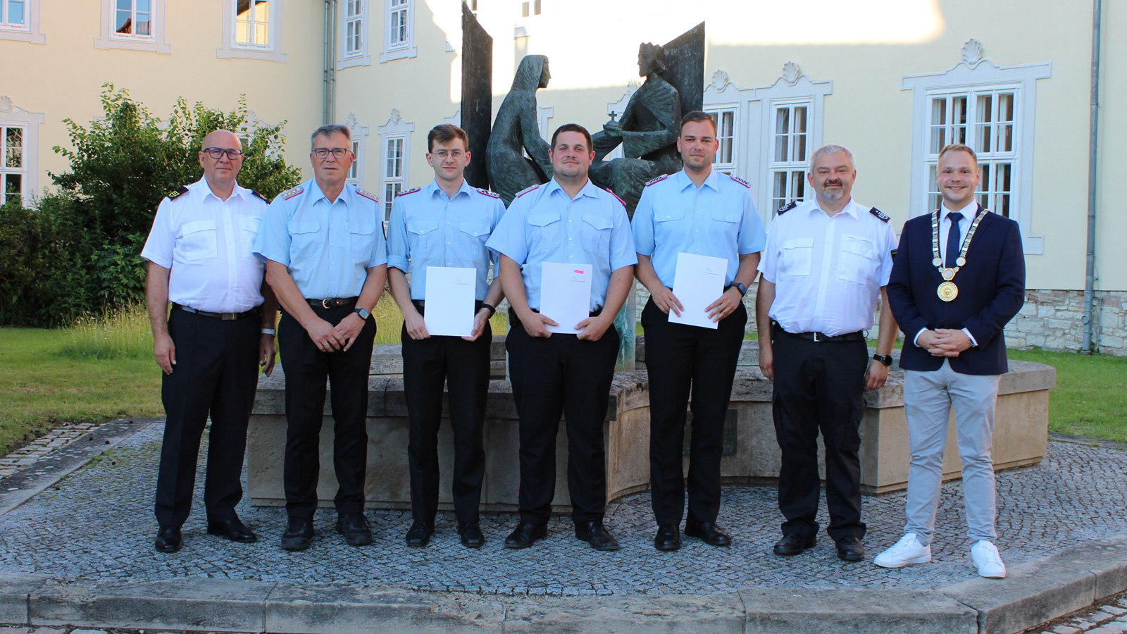 Stadt Bad Gandersheim ernennt neue Feuerwehrführung und verabschiedet verdiente Ehrenamtliche