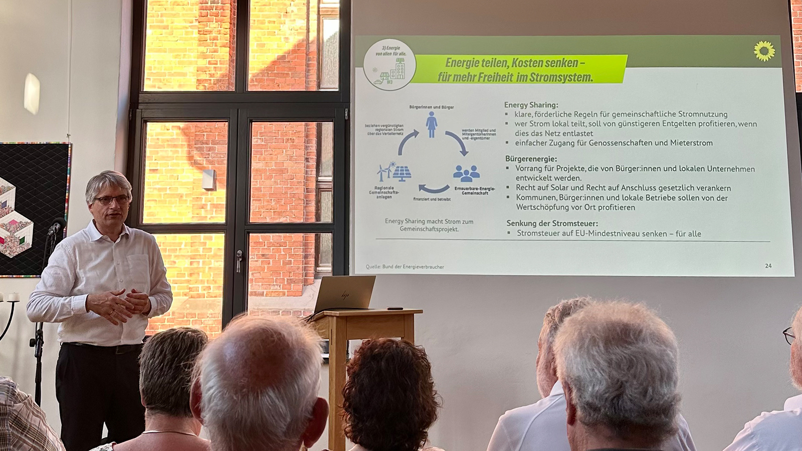 Sven Giegold diskutiert in Einbeck über Energiewende 2.0, Smart Meter und kommunale Wärmeplanung