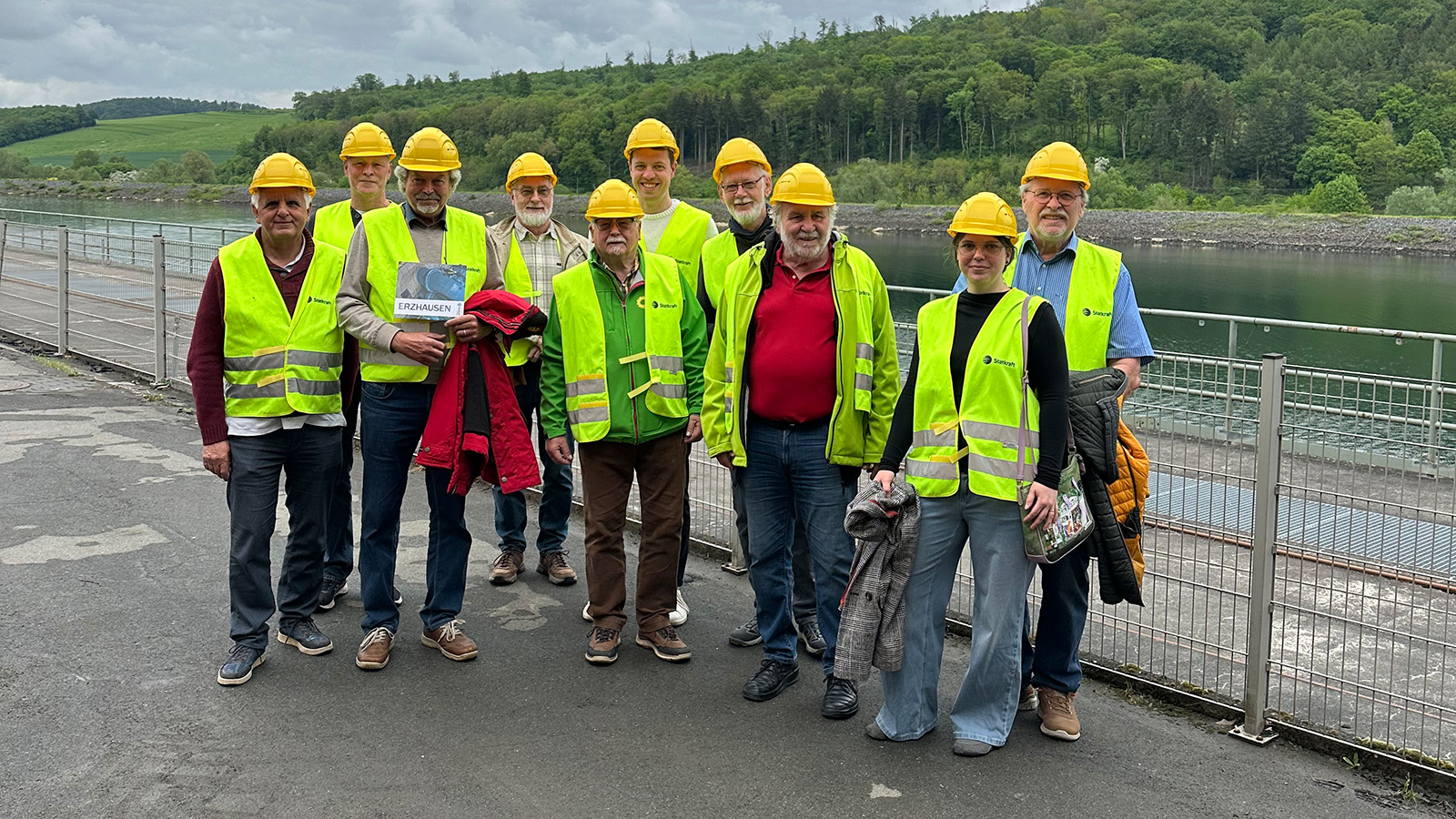 Grüne Einbeck besuchen Pumpspeicherkraftwerk Erzhausen und informieren sich über Speichertechnologie