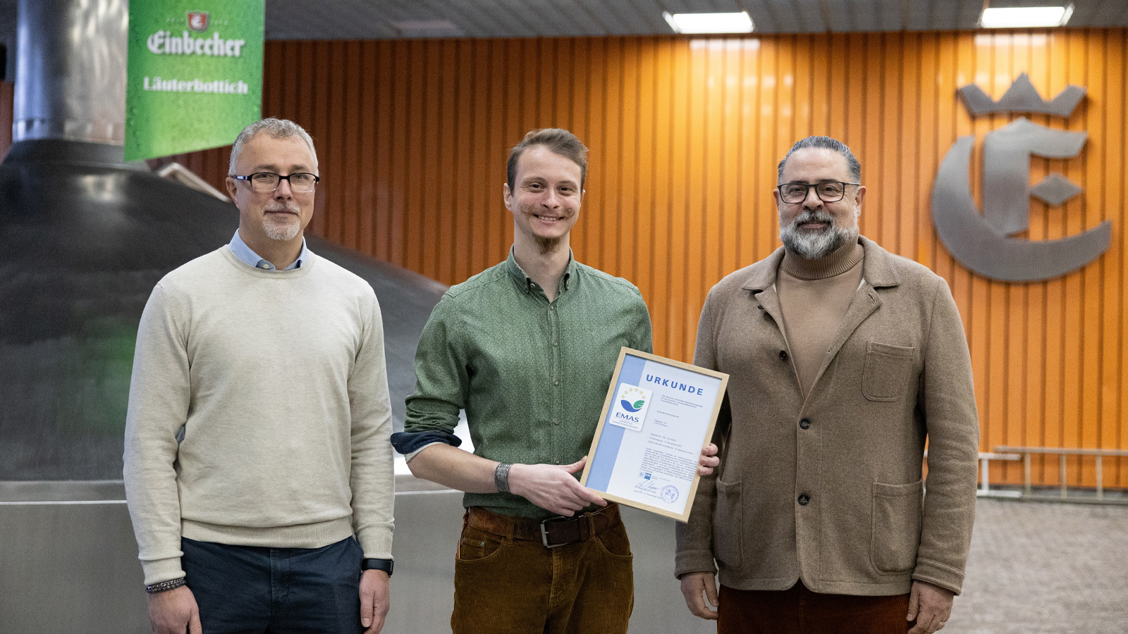 Einbecker Brauhaus AG erhält EMAS-Gütesiegel der Europäischen Union
